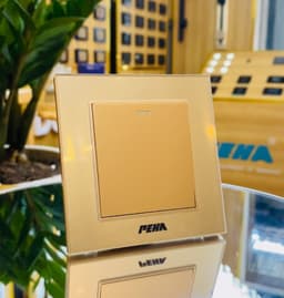 AURA GLASS KOMBI-RAHMEN PEHA LUXURY - BỘ CÔNG TẮC & Ổ CẮM